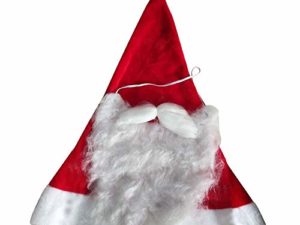FIRMON Herren Weihnachtssamt Cosplay Party Anzug Guertel Hut Tops Hosen Schnurrbart Set 0 2
