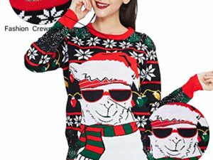 Idgreatim Herren Damen Weihnachtspullover Ugly Christmas Sweater Haessliche Weihnachten Pullover Jumper 3D Gedruckt Langarm Strickpullover 0 1