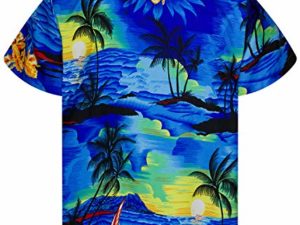 King-Kameha-Funky-Hawaiihemd-Kinder-Jungen-Maedchen-Kurzarm-Fronttasche-Hawaii-Print-Unisex-Surf-Palmen-Muster-0-0