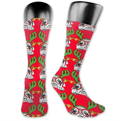 SVDziAeo Big DOG Scarf Haessliche Weihnachten Unisex The Calf Socken Crew Socks Lustige Sockenstiefelsocken 0