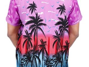 Virgin-Crafts-Herren-Hawaii-Hemd-Palm-Print-Button-Down-Regular-Fit-Hemd-Aloha-Beach-0-1